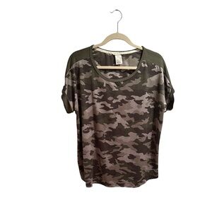 Camouflage Print T-Shirt